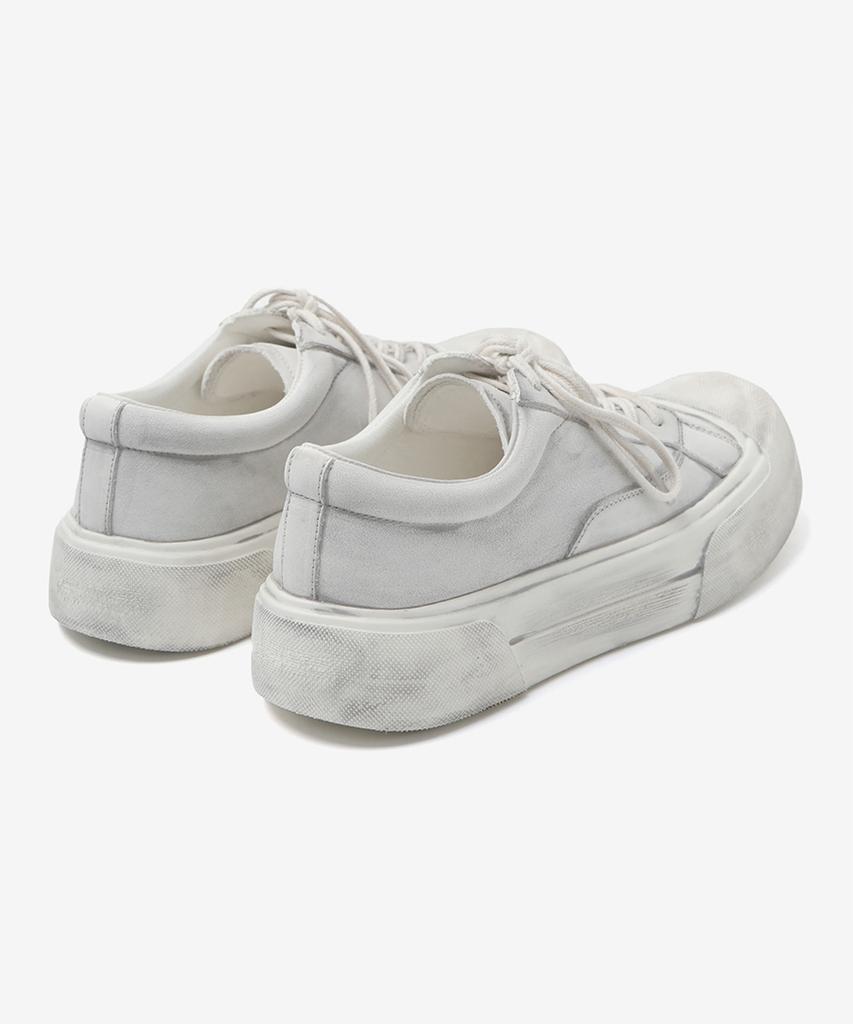 Wetheroad Wtrd3141 Bread Dirty Scratch Preppy Sneakers White