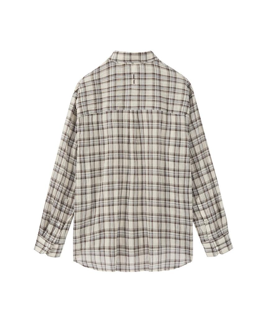 SIECLE Plaid Shirt (Ivory)