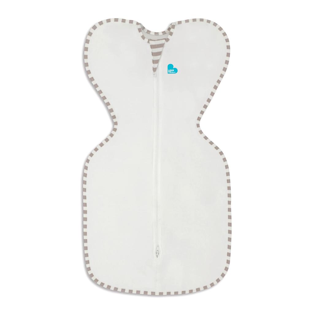 Swaddle Up Miracle Suitable for Temperatures Medium Cream Imported from GOTS Certified Organic Baby Moro Nighttime Crying Prevention Swaddle, Organic,