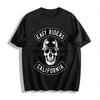 Easy Riders California Skull Print Biker Culture Short Sleeve Tee Pure Cotton T-shirt