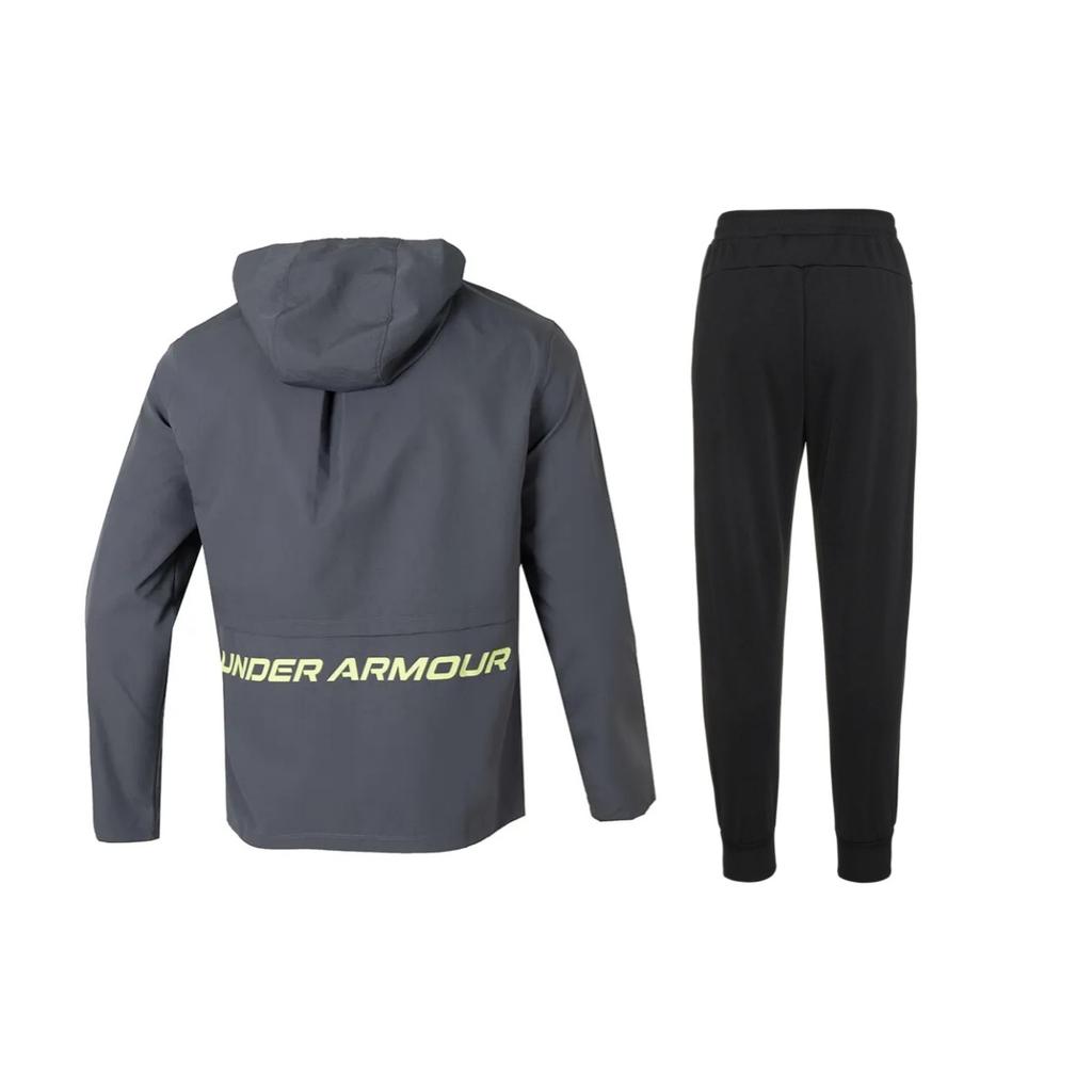 Under Armour Hooded Long Sleeve Top And Elastic Pants Casual Sports Set Men Sets 1376795-02523600704-001