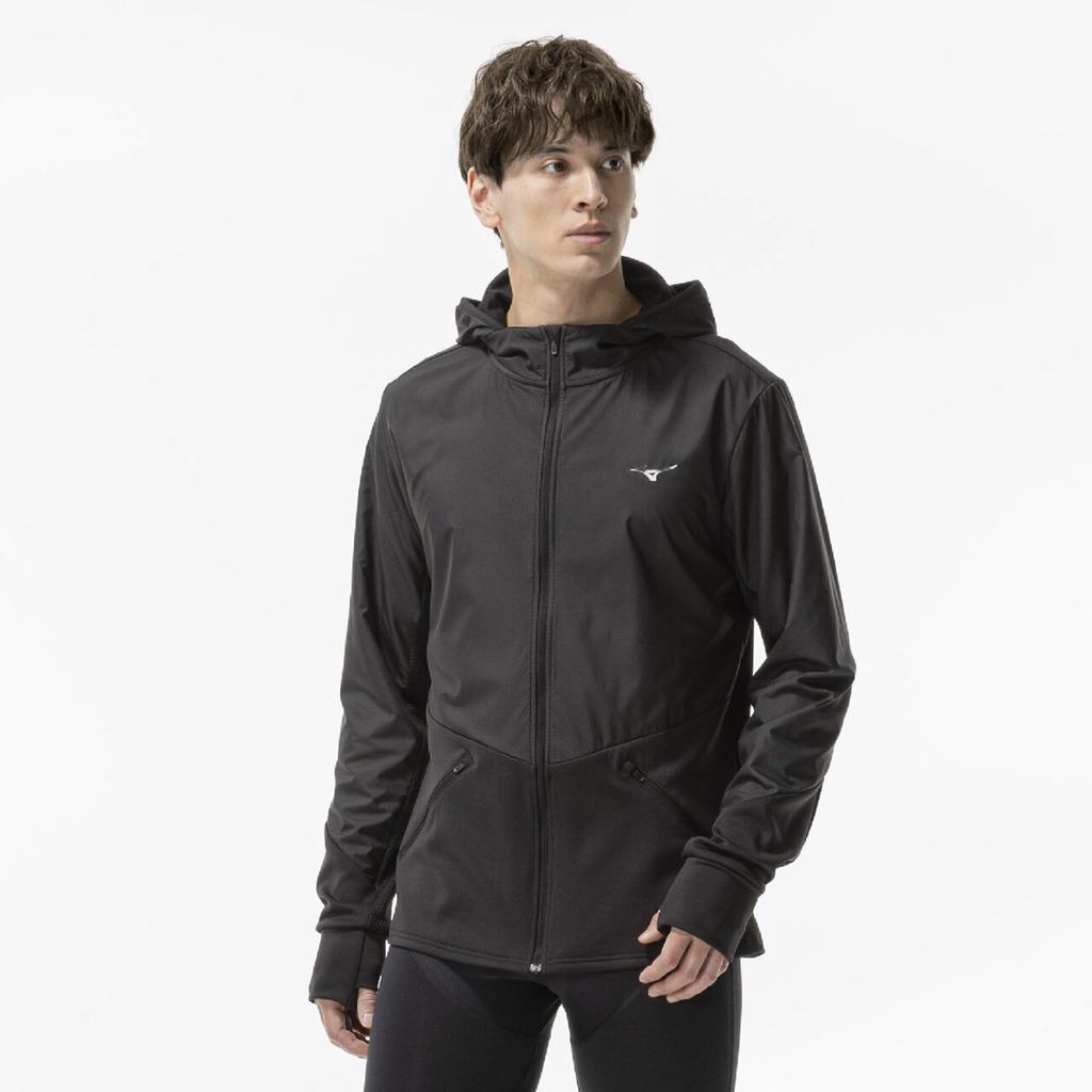 Running Wear Warmlight Hybrid Jacket J2MCD501 Black M Men's