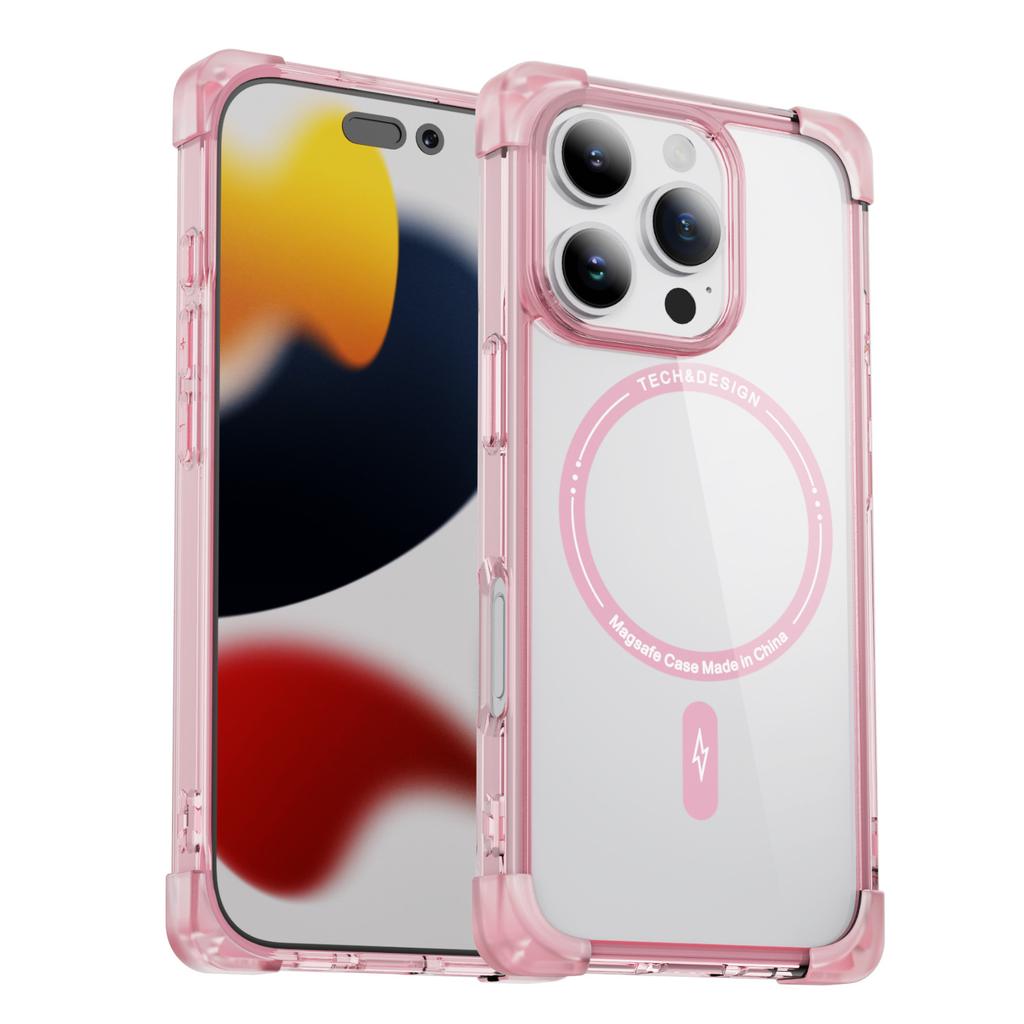 Mobile Phone Case Niche High-end Magnetic Transparent Case for Apple 13/14/15/16pro for Apple Mobile Phone Case