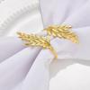 Leaf Napkin Rings Fall Napkin Holder for Christmas Thanksgiving Wedding Dinnig Table Decoration