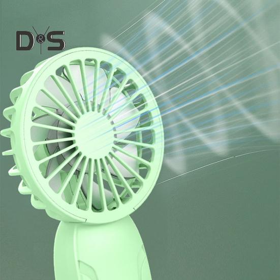 Viteza ventilatorului personal mic, reglabil, flux de aer puternic, zgomot redus, reîncărcabil prin USB, ventilator de răcire portabil compact