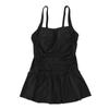 Women's Fashion Strap Waist Color One-Piece Slim Fit Swimsuit