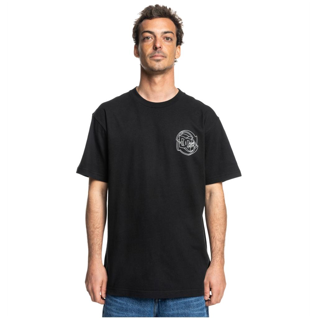 DC Dimensional SS Tee, Mens Black T-shirt