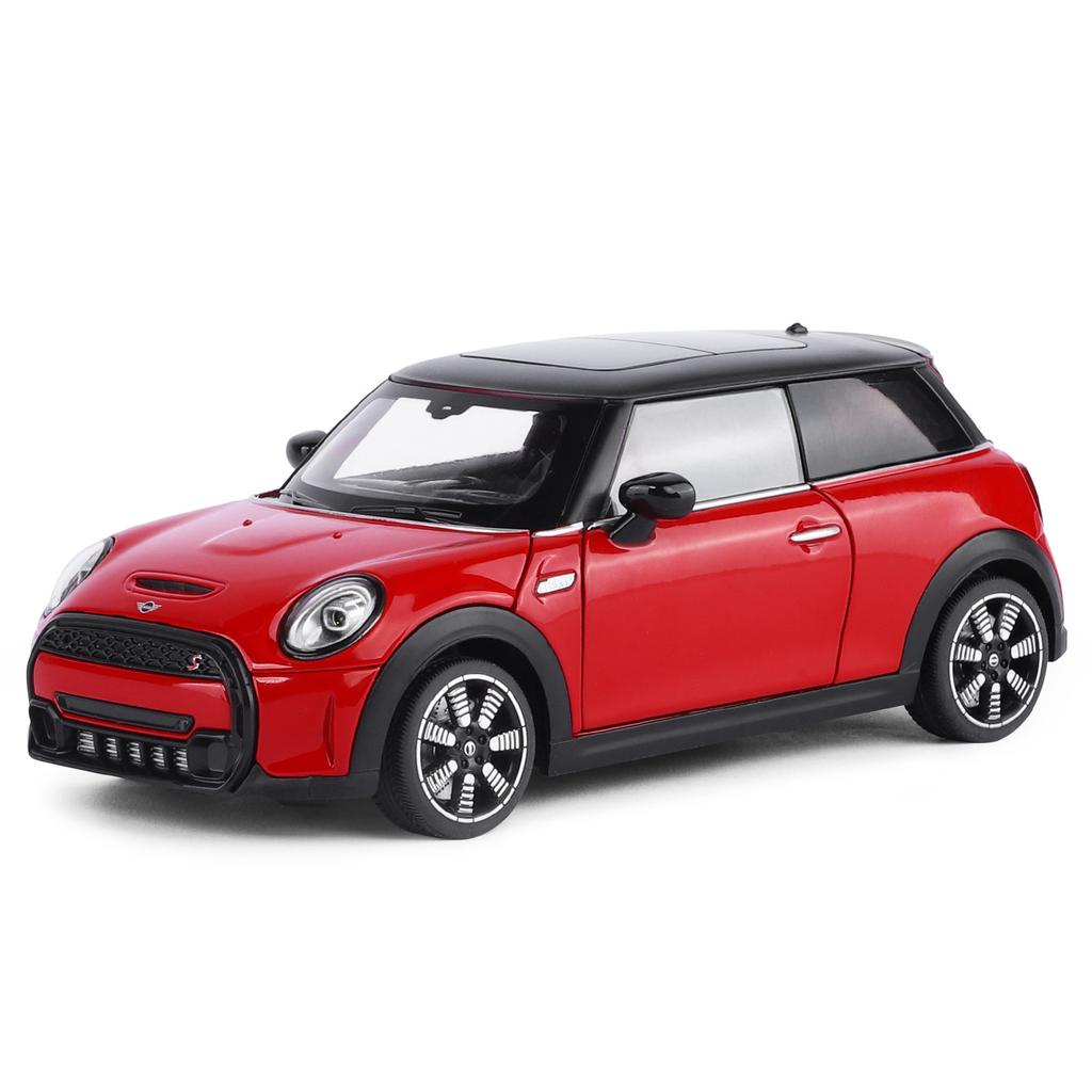 1:24  MINI Retro Diecast Car Pull Back Light Sound Model Home Display Themed Decor Toy
