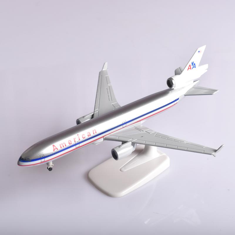 20CM Diecast Metal Planes American McDonnell Douglas MD-11 Plane Airplane Model Aircraft Model Collect Gifts