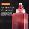 600/800/1000ML Square Squeeze Sauce Bottles Condiment Dispenser Large Mouth Dustproof Kitchen Seasoning Salad Olive Oil Bottle
