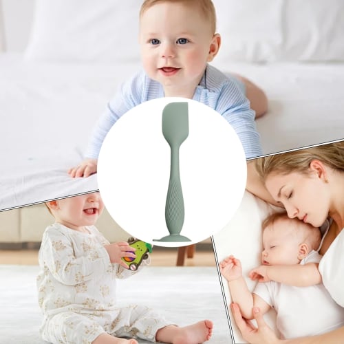 Silicone Butt Spatula - Baby Diaper Cream Spatula | Baby Diaper Cream Spatula, Baby Butt Spatula With Suction Base, Soft Paste Applicator Balm Tool Fo