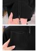 Men's 48-Count Double-Strand Wool Silk 16-Gauge Zipper Sweater Coat, Warm Thickened Knit Cardigan for Autumn/Winter