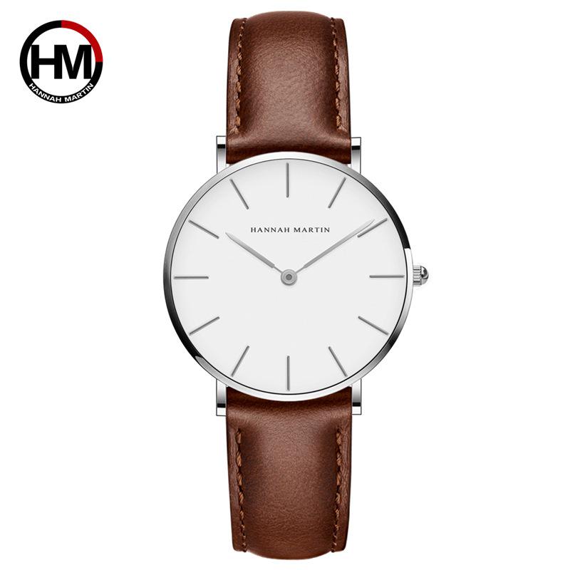 Hannah Martin Damenuhr, wasserdicht, 36 mm, modisch, vielseitig