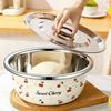 Stainless Steel Salad Bowl Set Prepping Stainless Steel Oil Can  Frying Oil Storage