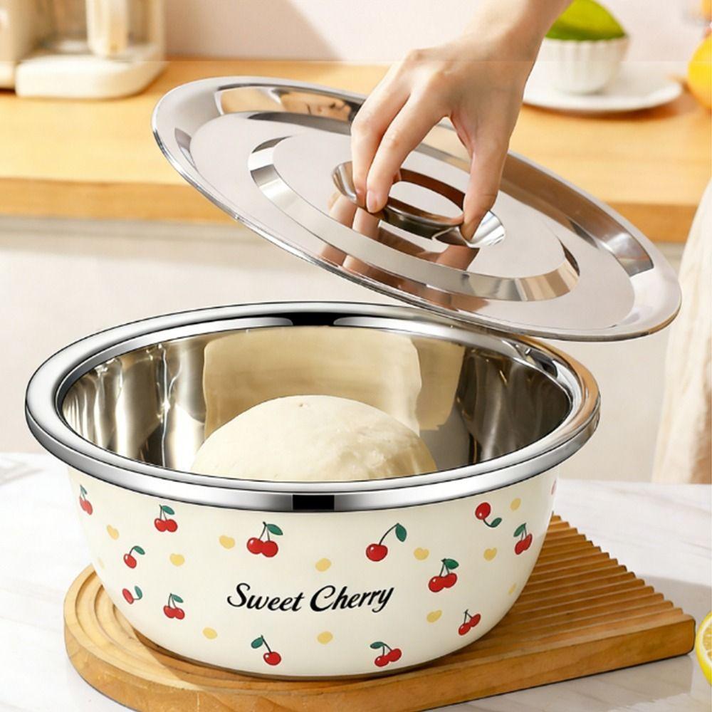 Stainless Steel Salad Bowl Set Prepping Stainless Steel Oil Can  Frying Oil Storage