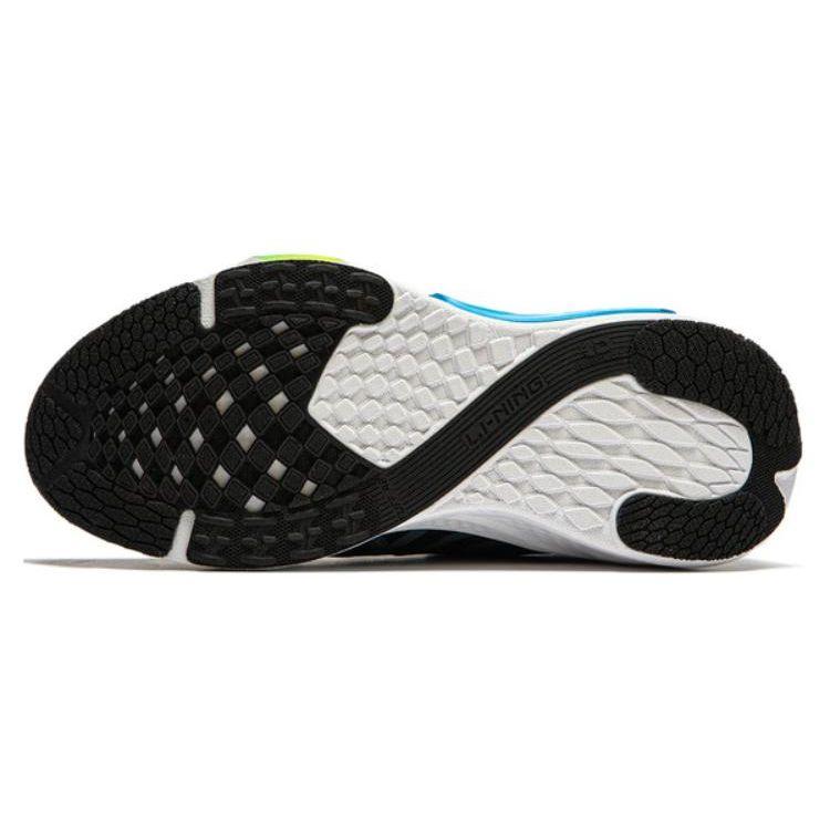 Li Ning Children Zhuque 1.0 Fabric Light Foam Low Top Running Shoes Kids sneaker Black YKFU004-5