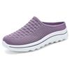 Women's shoes summer new one-pedal slippers outer wear fly-woven breathable bag head half drag soft sole light casual shoes wholesale