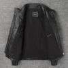 Motorcycle Jackets Slim Fit Genuine Cow Leather Jacket Men Cowhide Coat Riding Biker Jackets For Men Clothing Autumn