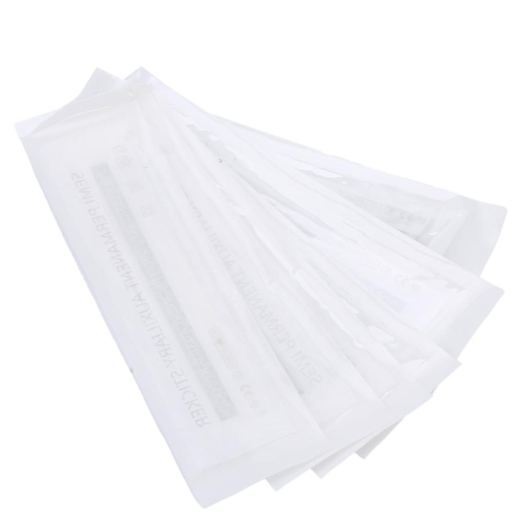 6 Pairs Eyebrow Tattoo Auxiliary Sticker Disposable Adhesive Eyebrow Template Sticker