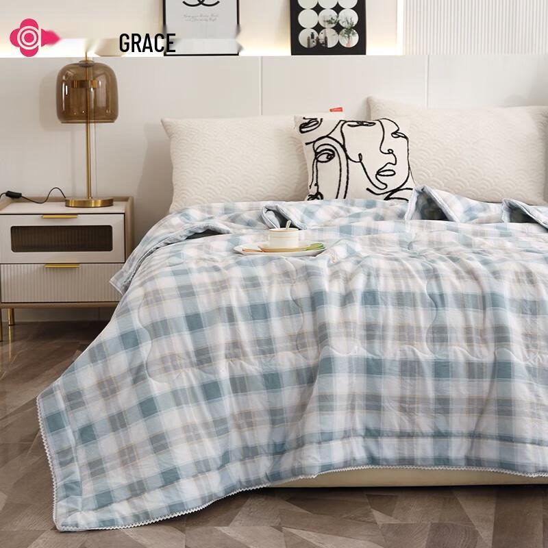 Grace Mog Washable Summer Cotton Quilt