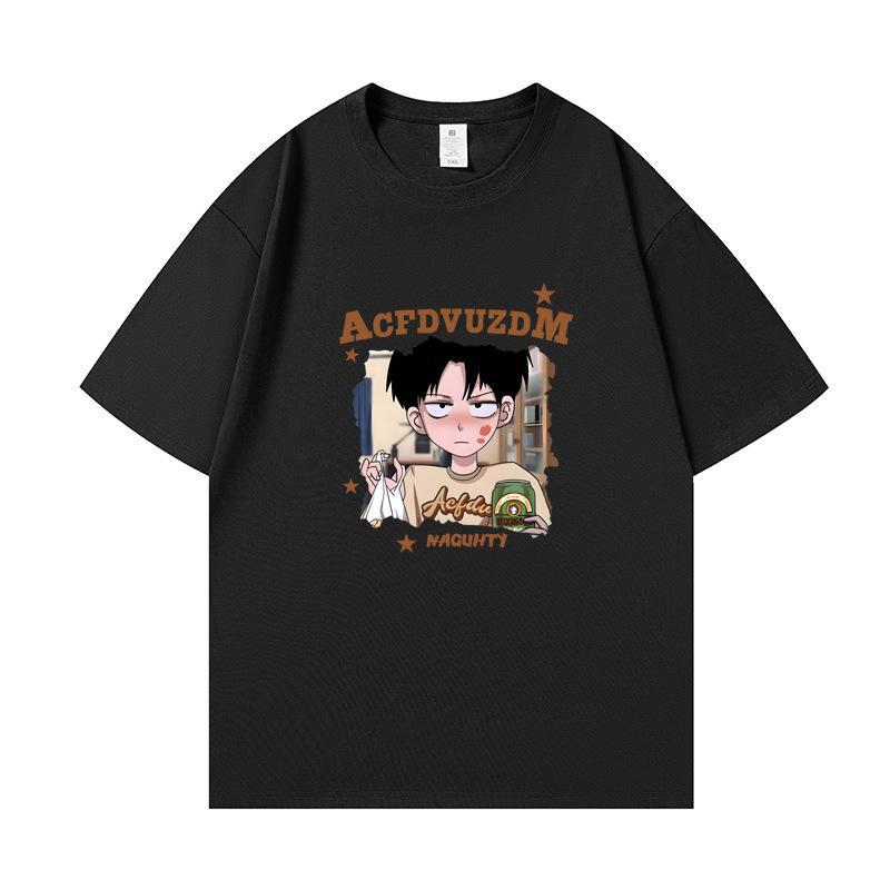 Y2k Japanese Harajuku Blouses Cute Print Couple Dress T-shirt Women's Clothing Kawaii Girls Graphic Tops Korean Fashion Clothes