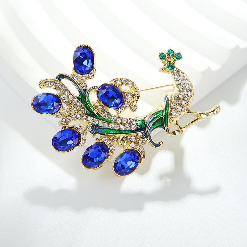 

Цветные броши-павлины для женской одежды, пальто, ювелирные аксессуары, подарки