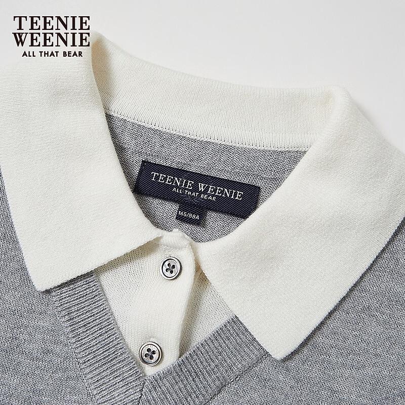 Teenie Weenie Women's Bear Letter Knit Sweater