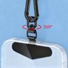 Steel Phone Lanyard Gasket Patch Anti-lost Anti Fall Mobile Phone Rope Card Metal Clip Strap Hang Cord Tab Accessories