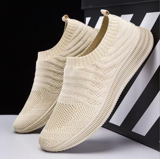 Men Light Running Shoes Jogging Shoes Breathable Men  Sneakers Slip on Loafer Shoe Men's Casual Shoes