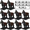 Military Building Blocks Solider Knights Figures Gifts Equipments Accessories Mount Medieval Ancient Warhorse Saddle Horse Rope