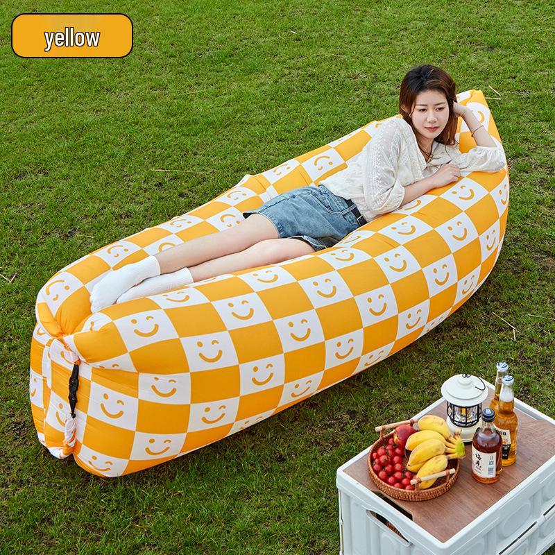 Festival Inflatable Sofa & Roll-Up Table for Outdoor Picnics