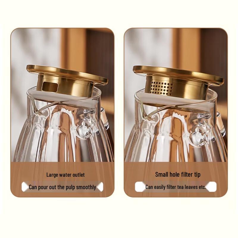 FATTBAO Large Capacity Glass Pitcher
