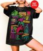 Camiseta Vintage Monstros Universais, Camiseta Gráfica Retro de Filme de Terror Unissex Unissex