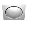 Foot Floor Drain Stainless Steel Square Shower Drain Square Shower Room Cover Plug Fast Draining Hair Catcher Strainer