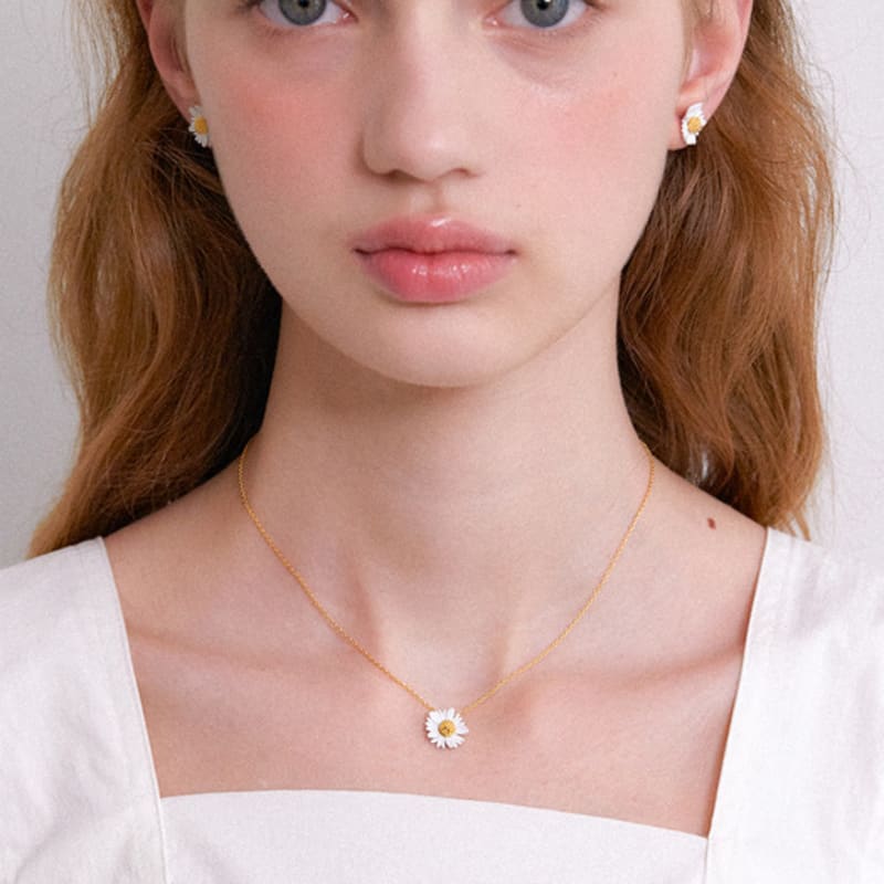 OVLA DAISY FANTASY NECKLACE_2color JN038