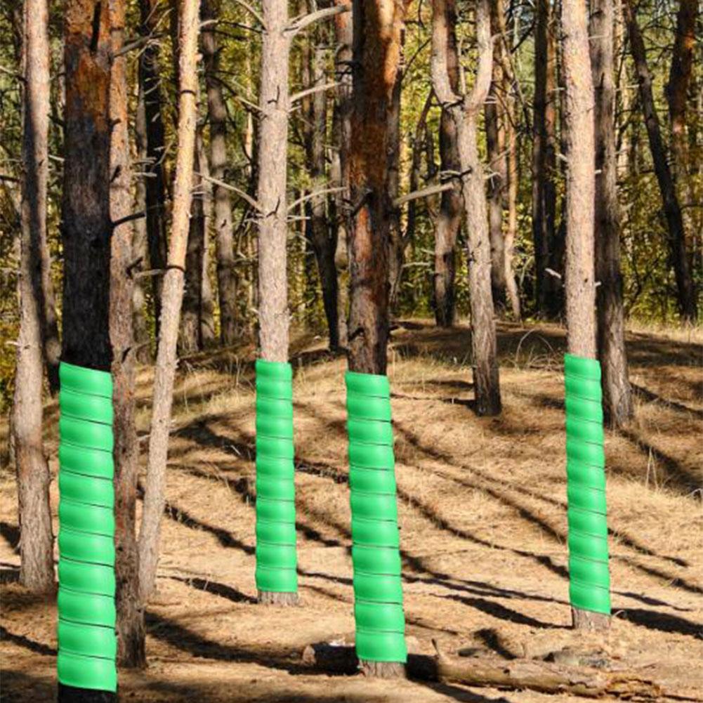 4Pcs Tree Wrap Tree Trunk Protector Protect Bark Spiral Tree Guard Insect Proof Plastic Cover Gardening Tools