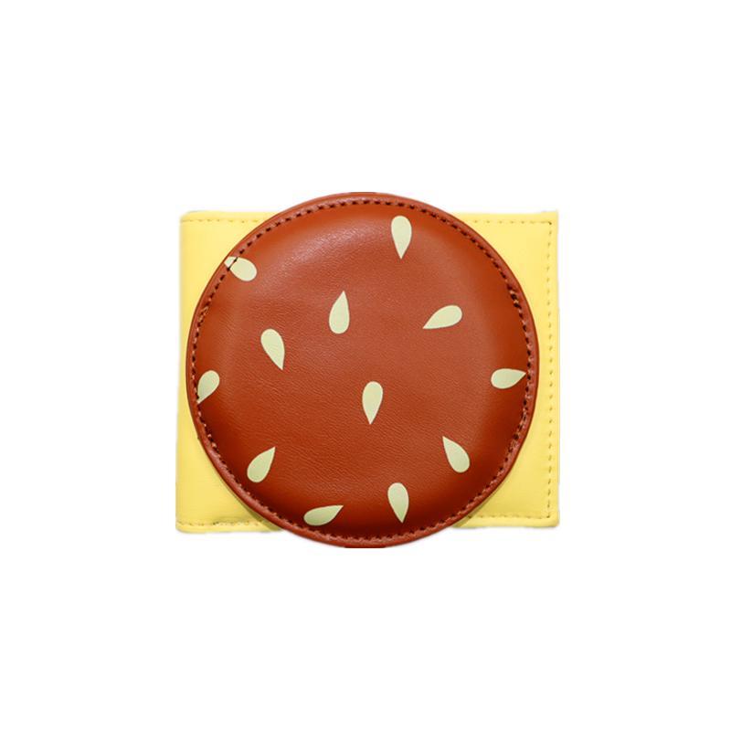

Burger shaped women s cute wallet Cheeseburger Wallet Novelty Gift Party Exquisite Wallet жёлтый