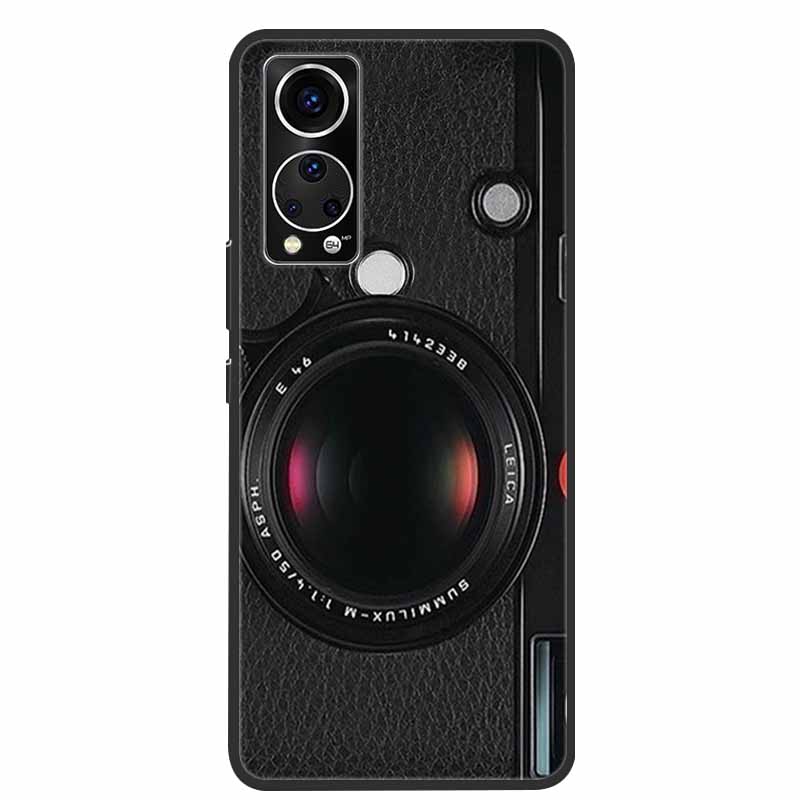 Für ZTE Axon 30 Handyhülle Cover Cooler Wolf Löwe Tiger Schwarzes Silikon Weiche Hülle Für ZTE Axon 30 Rückabdeckung Hülle Axon30 5G Hülle