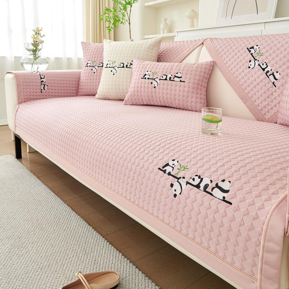 Cool Doudou Summer Sofa Cushion  New Mat Seat Cushion Simple Modern Cool Non-Slip Sofa Cover Cover Cover