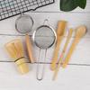 4Pcs Matcha Set Tools: Tea Brush, Tea Scoop, Tea Strainer, Tea Set Accessories