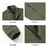 Mao Ren Men's Fleece-Lined Stand Collar Jacket