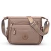 Women's Bag Multi-Layer Zipper Shoulder Bag Nylon Crossbody Bag