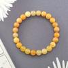 Natural Yellow Jade Round Beads Stone Bracelet Women Red Natural Crystal Amethyst Lapis Lazuli Gem Bracelet Men Gift for Lovers