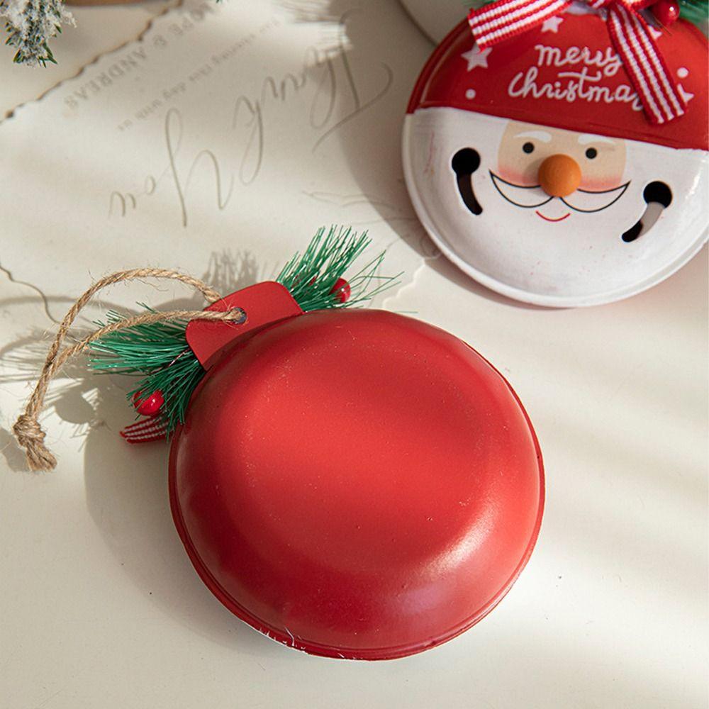 Pleasant Sound Snowman Bell Pendant Santa Claus Christmas Tree Hanging Bells  New Year Gifts