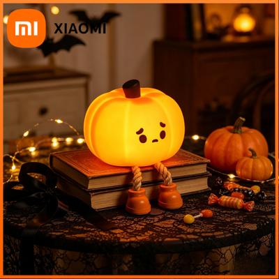 Halloween Led Night Light Silicone Table Lamp Mushroom Pumpkin Ghost for Bedroom Halloween Decor Kids Toy Gifts