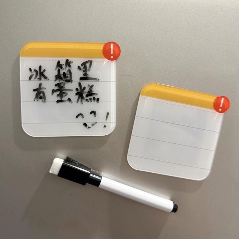 Eco Friendly Mini Acrylic Fridge Message Board Magnetic Dry Erase Whiteboard for Home Shopping List Reminder