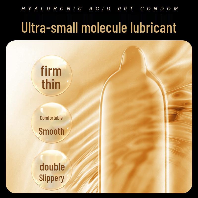 Jiaoyue Platinum 001 Ultra-Thin Pure Lubricated Condoms – No Sensation, Ultra-Thin Texture.