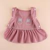 Early Spring New Princess Style Puppy Dog Cat Clothes Teddy Than Bear Pomeo Special Cute Chest and Back Dress