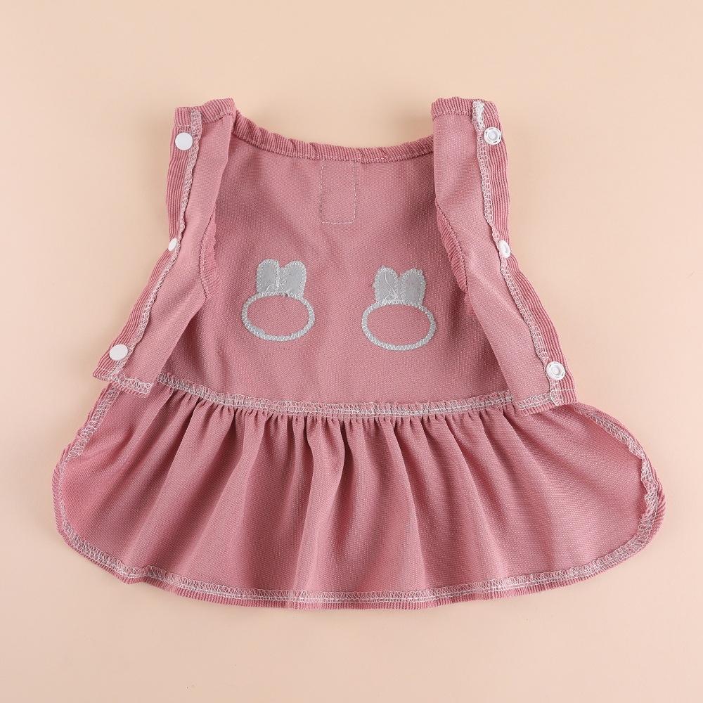Early Spring New Princess Style Puppy Dog Cat Clothes Teddy Than Bear Pomeo Special Cute Chest and Back Dress