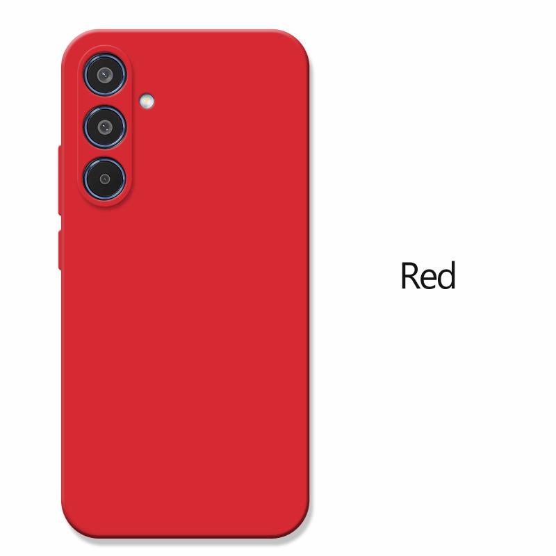 Shockproof Liquid Silicone Phone Case For Samsung Galaxy S24 S25 S21 S22 S23 FE S 25 edge 24 Plus Ultra Thin Matte Cover Fundas